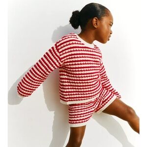 Zara Kid STRIPED CHUNKY KNIT SWEATER